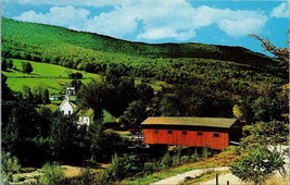 Old Covered Wood Bridge West Arlington Vermont Postcard PC477 - £3.74 GBP