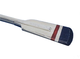 Wooden Crawford Decorative Squared Rowing Boat Oar w/ Hooks 36&quot;&quot; - £65.97 GBP