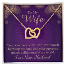 To My Wife Your Kiss Mends My Heart Inseparable Necklace - £45.51 GBP+