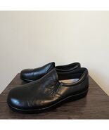 SAS Viva Black Leather Comfort  Shoes Women's Size 9W 9 Wide Slip On Loa... - $66.49