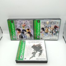 Final Fantasy 8,9 &amp; Antholog Bundle (Sony Playstation 1) PS1 Complete Squaresoft - £45.84 GBP