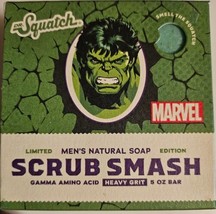 Dr. Squatch Limited Edition Scrub Smash Natural Bar Soap Marvel Hulk Lot Of 2  - £9.27 GBP