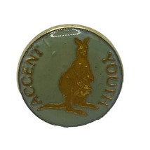 Kangaroo Youth Accent Animal Enamel Lapel Hat Pin Pinback - £4.75 GBP