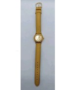 RARE PRINCESS TINKERBELL CRYSTALS DISNEY GOLD SII WATCH STAR WAND SECOND... - $19.79