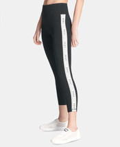 DKNY Womens Sport Logo Ankle Leggings Size Small Color Black/White - £43.17 GBP