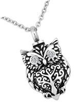 Owl Urn Necklace for Ashes Cremation Jewelry for for - £37.61 GBP