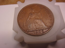 1965 English One Penny UK Large Cent 1c Great Britain! - $318.86 MXN