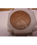 1965 English One Penny UK Large Cent 1c Great Britain! - $318.37 MXN