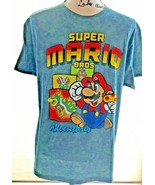 Men’s Women’s Super Mario Game T-shirt Medium Colorful Unusual SKU 077-020 - £5.41 GBP