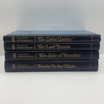 Lot 4 Scribner&#39;s F. Scott Fitzgerald Hardcover Books Great Gatsby Last Tycoon + - £15.02 GBP