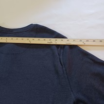 Saddlebred 3-Button Mens Blue Cotton Blend Pullover Sweatshirt Long Sleeve Sz XL image 10