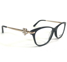 bebe Eyeglasses Frames BB5116 QUITE THE LADY 001 JET Black Gold 53-15-135 - $65.29