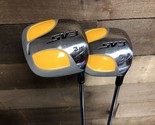 DEMO RH +1&#39;&#39; Over Men&#39;s SV3 Yellow Square Fairway 3 5 Wood Set Stiff 560... - $117.57