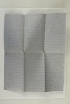 Vintage Paper 1857 SOUTH BROOKLYN NY Love Letter Faint Legible Unsigned - $12.57