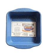 Pioneer Woman ~ DENIM (Blue) SPECKLE ~ Non-Stick ~ 8&quot; Square Cake Pan - $41.01 CAD