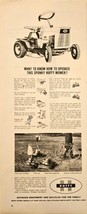 Huffy Sponky mower bike how to operate it-1964 Vintage Print Ad - $11.16 CAD