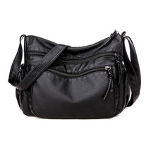  Vintage Shoulder Bag for Women Designer Soft Leather Saddle Bags Hand bag Cross - £30.80 GBP