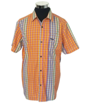 Rocawear Shirt Men&#39;s Size X-Large  Multicolor Plaid Western Button Front - £15.03 GBP