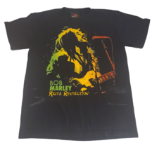Vintage Y2K Bob Marley Rasta Revolution Big Face Rap Style T Shirt 2008 ... - £7.52 GBP