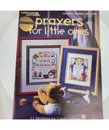 Vintage 1997 Prayers For Little Ones Cross Stitch Pattern Magazine Booklet - $10.40