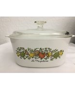 Vintage Corning Ware SPICE O&#39; LIFE 3 Quart Covered Casserole w/Lid - $89.27
