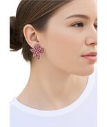 Women Earrings INC International Concept Women Yellow Gold Plated Petal ... - $12.56