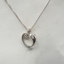 CG Signed Sterling Silver .925 Necklace &amp; Pendant - £55.24 GBP