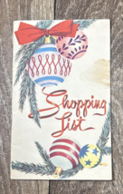 Vintage Christmas Holiday Shopping List Booklet Canadian Bank Of Commerce  - €8,63 EUR