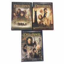 Lord of the Rings DVD Lot Fellowship Two Towers Return of the King Movie Set - £11.62 GBP
