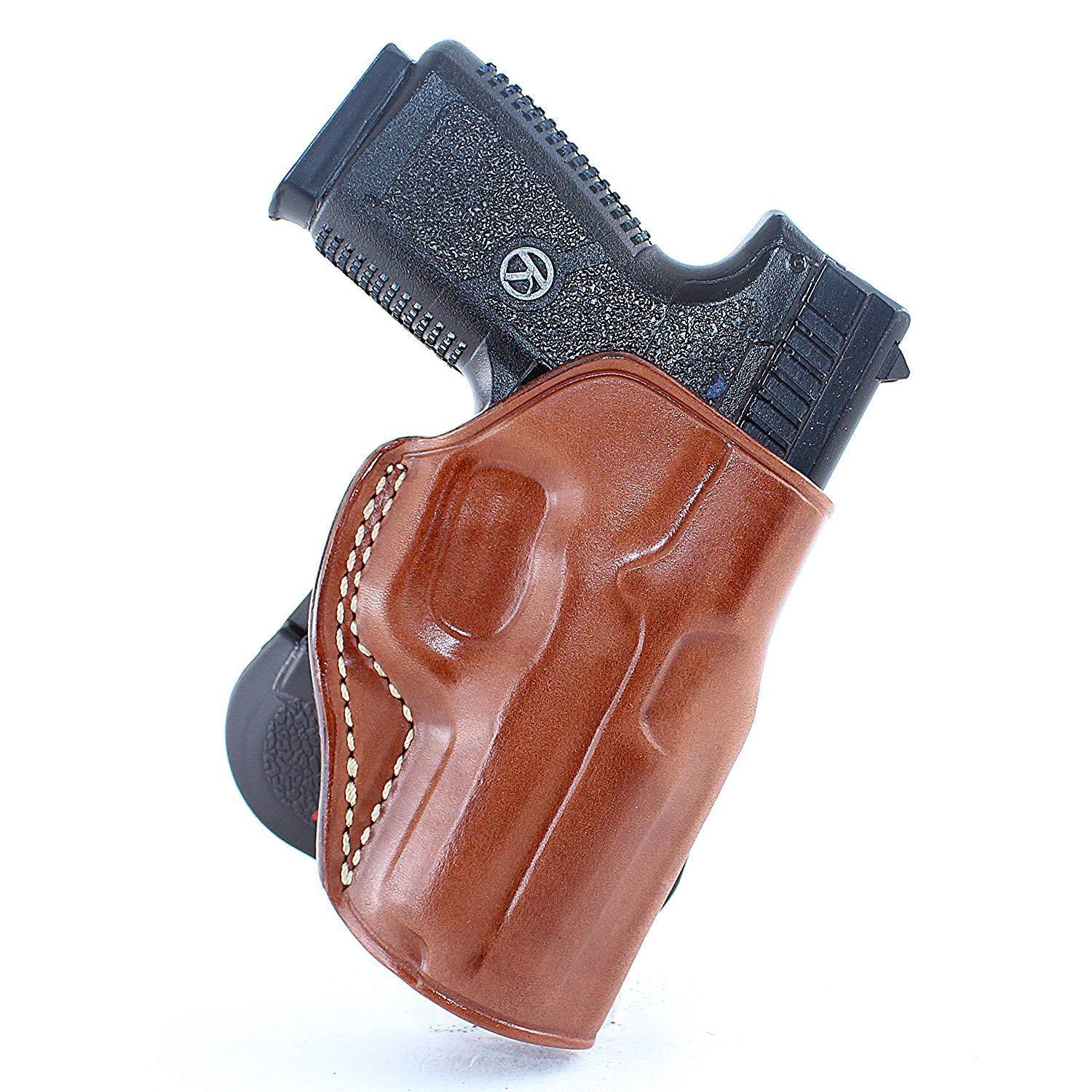 Leather Paddle Holster Fits Kahr ST9 9mm 4" Barrel #1381# - $68.99