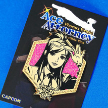 Phoenix Wright Ace Attorney Ema Skye Golden Glitter Enamel Pin Figure 3DS - £24.35 GBP