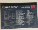 Star Trek Phase 2 Trading Card #199 Checklist D - $1.97