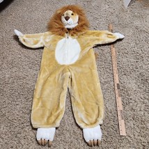 Chosun Tan Lion Plush Full Body Zip Costume w Hood and Tail  Child Size 36&quot; - £19.38 GBP