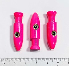 Bullet Lead Sea Witch Lure Heads Hot Pink 270 gram Package of 3 for Fishing - £23.89 GBP