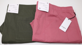 Goodfellow &amp; Co Men&#39;s Everyday Shorts Red &amp; Green Lot of 2 Size XL NWT - £21.73 GBP