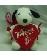 Whitman&#39;s Peanuts VALENTINE&#39;S DAY SNOOPY AS CUPID 6&quot; Plush Stuffed Anima... - $14.85