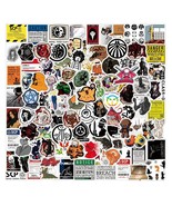 100Pcs Stickers Pack | Classic Grotesque Science Fiction Stickers Vinyl ... - £14.14 GBP