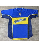 Vintage Y2K Nike Boca Juniors 2001-2002 Home Blue Shirt Jersey Mens Size M - $124.26 CAD