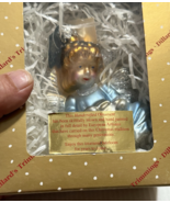 Dillard&#39;s Trimmings 5&quot; Blown Glass Angel Ornament Germany - €12,19 EUR