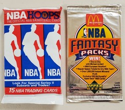 Upper Deck &amp; Hoops Basketball Lot of 2 (Two) New Unopened Sealed Packs-* - £14.14 GBP