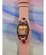Fossil Ladies Watch, Pink Genuine Leather Band, Rectangle/Silver Tone Face - $18.99
