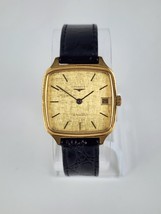 Longines Automatic 25j Square Men&#39;s Wristwatch Gold Tone Case -Not Running - £205.48 GBP