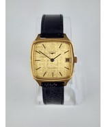 Longines Automatic 25j Square Men&#39;s Wristwatch Gold Tone Case -Not Running - £201.34 GBP