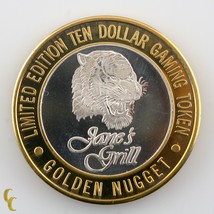 Jane&#39;s Grill Golden Nugget Casino Gaming Token .999 Silver Ltd Edition - £49.84 GBP