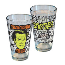 Star Trek: Tos Beam Me Up Scotty Tokyo Wrap 16 Oz Pint Glass, New Unused - £5.38 GBP