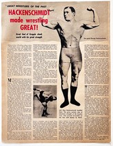 1950 George Hackenschmidt Heavyweight Wrestling Champion Article DWXX5 - $24.99