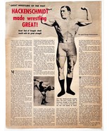 1950 George Hackenschmidt Heavyweight Wrestling Champion Article DWXX5 - $24.99