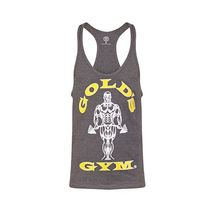 Gold's Gym Men's Muscle Joe Premium Stringer Vest - Grey Marl, Large  - $36.00