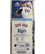 RED SOX VS RAYS APRIL 30.2009 27,2009 - $274.56 MXN