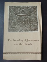 1957 Founding of Jamestown and the Church 350th Anniversary Committee Episcopal - £22.11 GBP